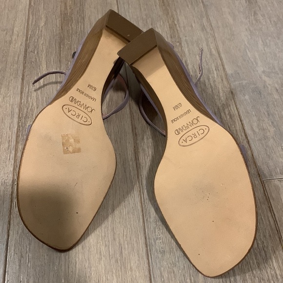𝅺CIRCA By Joan & David Open Toe Sandal Lilac/ Lavender Suede Size 6.5 - Picture 10 of 10